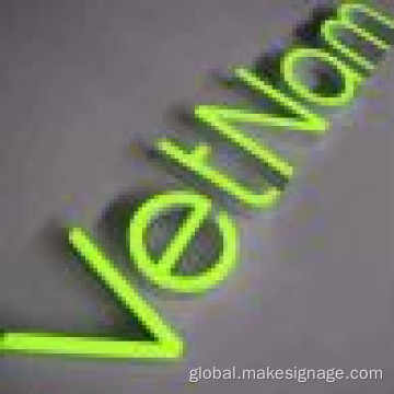 Acrylic Logo Signs Illuminated Aluminum Channel Letters Supplier